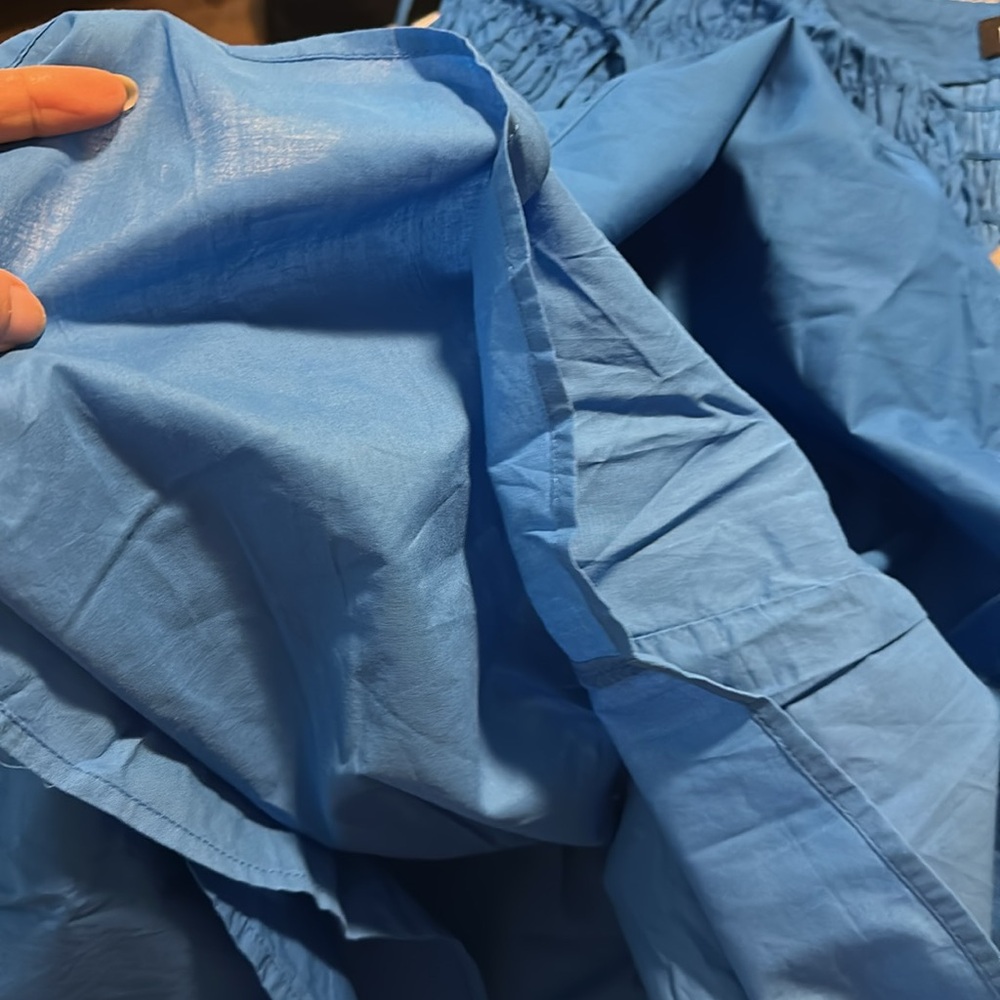 En Saison Blue Midi Skirt - Picture 4 of 5